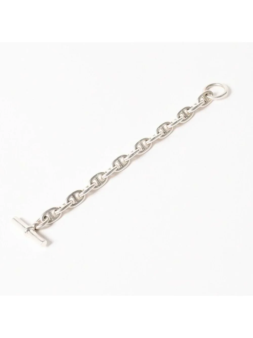 Hermes Chaine D'ancre MM Bracelet 15 Links 925 Sterling Silver